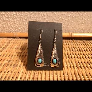 Indian handmade sterling silver earrings